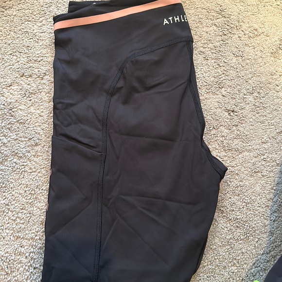 Athleta Pants - Athleta Womens”25 Pink/Grey Tights in Size L, never worn